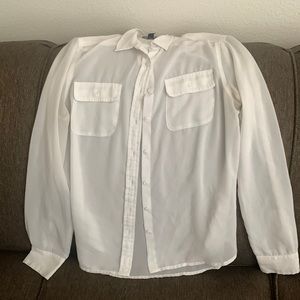 Sheer American Eagle small top. Perfect for work.